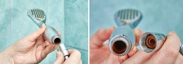 How To Take Apart A Handheld Shower Head