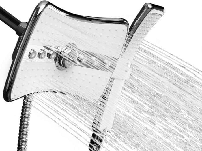 best dual shower head with handheld