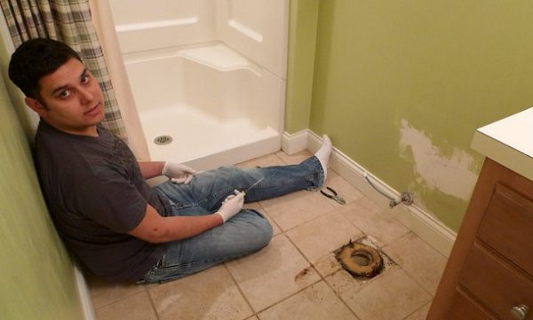 How to Install a Toilet in a Basement with a Rough in Pipe