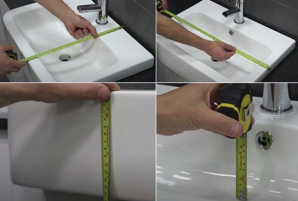 How to Measure a Bathroom Sink for Replacement